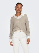 NU 20% KORTING: JDY Gebreide trui JDYNEW MEGAN L/S PULLOVER KNT NOOS