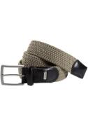 MONTI Stretch riem Hamburg 3,5 cm breed, elastische vlechtriem, casual...