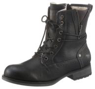 Mustang Shoes Winterlaarzen blokhak, winterlaarsjes, veterschoenen met...