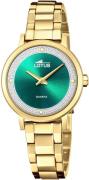 NU 20% KORTING: Lotus Kwartshorloge Horloge, dameshorloge, stalen armb...