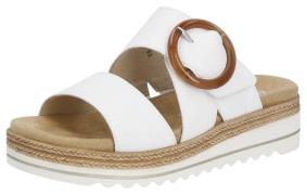 NU 20% KORTING: Remonte Slippers wedge heel, summer shoe, slippers wit...