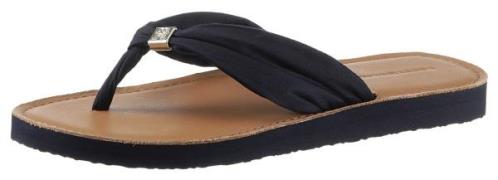 Tommy Hilfiger Teenslippers TH ELEVATED BEACH SANDAL zomerschoen, slip...