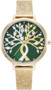 NU 20% KORTING: Julie Julsen Kwartshorloge Tree of Love Gold Emerald, ...