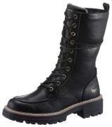 NU 20% KORTING: Mustang Shoes Veterlaarsjes zipper boots, lace-up boot...