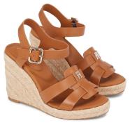 NU 20% KORTING: Tommy Hilfiger Sleehaksandaaltjes ESPADRILLE HIGH WEDG...