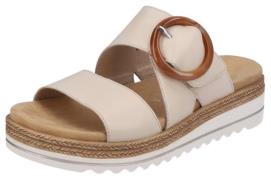 NU 20% KORTING: Remonte Slippers wedge heel, summer shoe, slippers wit...