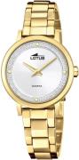 NU 20% KORTING: Lotus Kwartshorloge Horloge, dameshorloge, stalen armb...