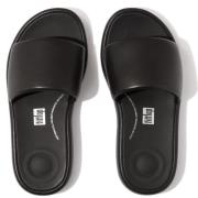 NU 20% KORTING: Fitflop Slippers IQUSHION D-LUXE PADDED LEATHER SLIDES...