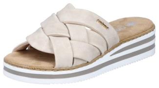 Rieker Slippers wedge heel, summer shoe, slippers with soft insole