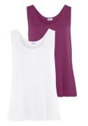 NU 20% KORTING: Beachtime Tanktop van viscose, losse pasvorm, basis (S...