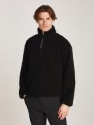 NU 20% KORTING: Calvin Klein Pluchen jack HALF ZIP SHERPA met een logo...