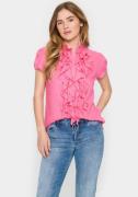 NU 20% KORTING: Saint Tropez Blouse met korte mouwen TilliSZ SS shirt