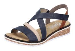 NU 20% KORTING: Rieker Sandalen zomerschoen, sandaal, keilhak, met kli...