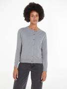 NU 20% KORTING: Tommy Hilfiger Cardigan CO JERSEY STITCH CARDIGAN