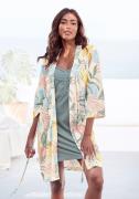 NU 20% KORTING: Vivance Dreams Kimono uni of met bloemendruk