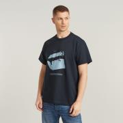 NU 20% KORTING: G-Star RAW T-shirt Water burger loose r t