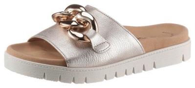 NU 20% KORTING: Gabor Slippers platform, summer shoe, slippers in meta...