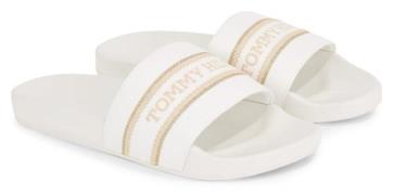 NU 20% KORTING: Tommy Hilfiger Slippers HILFIGER POOLSLIDE WITH WEBBIN...