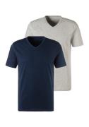 NU 20% KORTING: H.I.S Shirt voor eronder met v-hals en klein logo, ond...