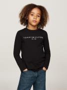 Tommy Hilfiger Shirt met lange mouwen ESSENTIAL TEE L/S met een logo-o...