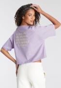 NU 20% KORTING: Lascana Oversized shirt met tekst op de rug