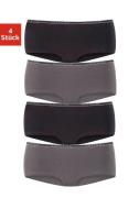 Lascana Hipster elastische katoenkwaliteit (4 stuks, Set van 4)