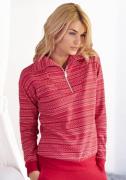 NU 20% KORTING: s.Oliver RED LABEL Beachwear Sweatshirt met noorse pat...