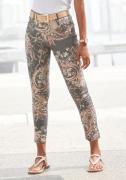 NU 20% KORTING: Lascana 7/8-jegging met paisley-print, smalle pasvorm,...