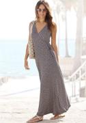 s.Oliver RED LABEL Beachwear Maxi-jurk met delicate bloemenprint, zome...