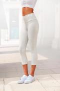 NU 20% KORTING: Lascana Caprilegging met brede zachte boord, loungewea...