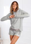 NU 20% KORTING: Bench. Hoodie met gestreepte tailleband en glansprint,...