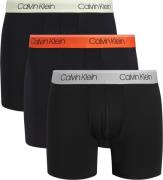 Calvin Klein Boxershort BOXER BRIEF 3PK met langere pijpen & logo-elas...