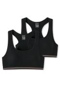 NU 20% KORTING: Schiesser Bustier "Long Life Cotton" met sportieve rac...