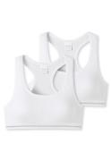 NU 20% KORTING: Schiesser Bustier "Long Life Cotton" met sportieve rac...