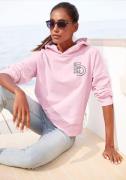 NU 20% KORTING: Elbsand Hoodie met grote logo-print op de rug, comfort...