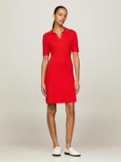 Tommy Hilfiger Polojurk CABLE F&F POLO SS SWT DRESS