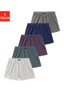 H.I.S Wijde boxershort Heren boxer wijdte pasvorm, comfortband, van ka...