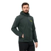 NU 20% KORTING: Jack Wolfskin Softshell-jack BORNBERG HOODY M winddich...