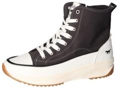 Mustang Shoes Hoge veterschoenen plateau, high top-sneaker, vrijetijds...