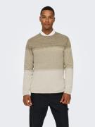 NU 20% KORTING: ONLY & SONS Gebreide trui ONSFELIX REG 12 CREW KNIT NO...