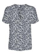 NU 20% KORTING: Vero Moda Shirt VMMENNY STRING SS TOP WVN GA