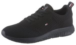 NU 20% KORTING: Tommy Hilfiger Sneakers CORPORATE KNIT RIB RUNNER met ...