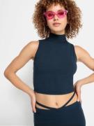 NU 20% KORTING: LSCN by LASCANA Crop-top met opstaande kraag