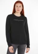 NU 20% KORTING: Tommy Jeans Curve Sweatshirt TJW REG LINEAR CREW EXT i...