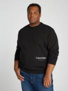 Calvin Klein Sweatshirt BT_OFF PLACEMENT LOGO SWEATSHIRT in grote mate...