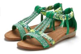 NU 20% KORTING: Lascana Sandalen Sandalette, zomerschoen met versierin...