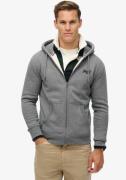 NU 20% KORTING: Superdry Capuchonsweatvest ESSENTIAL LOGO ZIP HOODIE