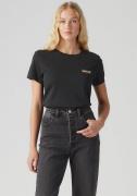 Levi's® T-shirt The Perfect Tee met gebloemde batwing-logoprint