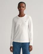 Gant Shirt met lange mouwen REG SHIELD LS T-SHIRT klein logoborduursel...