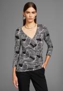 HECHTER PARIS Shirt met 3/4 mouwen met een moderne print - nieuwe coll...